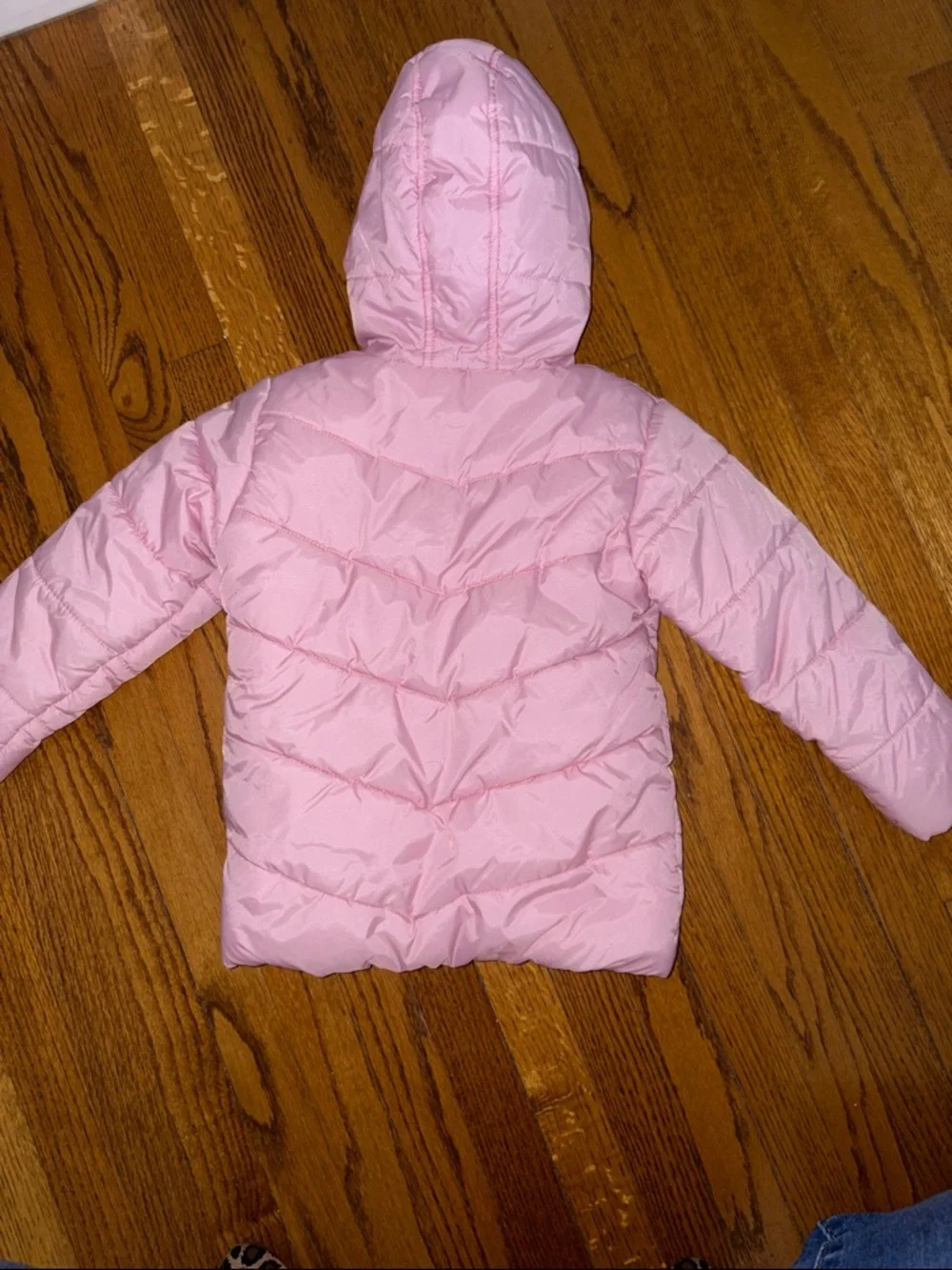 Levi's Pink Girls Puffer Jacket with Hood